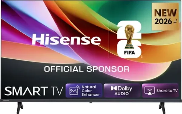 32" Hisense 32A49S čierna / Televízia / HD Ready / LED / VIDAA / Wi-Fi / DVB-T2CS2 / 12W repro (32A49S)