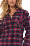 L&L 2475 Roxy dlhé/r S-2XL dámske pyžamo so zipsom Ruda M
