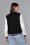 Čierna dámska bunda typu bomber (16M9067-392) odstíny černé XL (42)