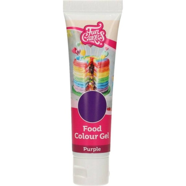 Gélová farba fialová 30 g - FunCakes - FunCakes