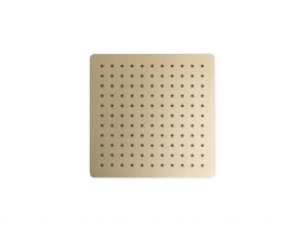 BESCO - Hlavová sprcha SLIM UNI S - hranatá - Farba - Zlatá, Rozmer hlavovej sprchy - 300 × 300 mm BADPUKZL
