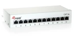 Equip 12- Port Cat6 šedá / Patch panel / RJ-45 / 250 MHz / stolná aj nástenná montáž (227362)