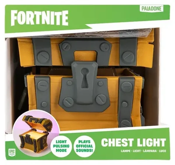 Paladone Svetlo Fortnite Truhla / Stolová lampa / LED / reproduktor / 3x AAA batérie (PP14737FOEPM)