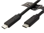 Roline USB-C - USB-C kábel 50 cm čierna / Kábel / USB 3.2 Gen 2x2 / PD 100W / 20 Gbps (11.02.9070)