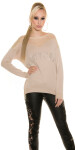 Trendy Koucla pulli NEWYORK with rhinestones Einheitsgroesse