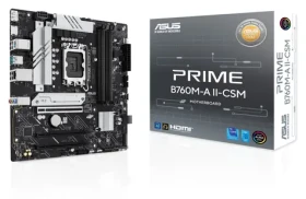 Asus Prime B760M-A II-CSM / Základná doska / Intel B760 / DDR5 / Socket 1700 / 2.5 GLAN / mATX (90MB1NG0-M0EAYC)