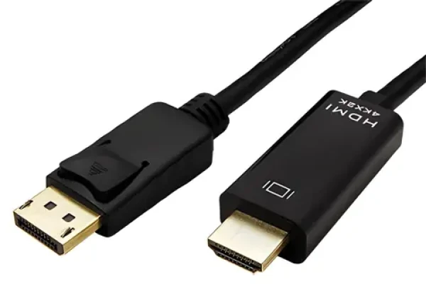 Roline DisplayPort - HDMI 3M / Kábel / DP(M) - HDMI(M) / 4K 60Hz / tenký (11.04.5997)