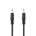 Nedis Stereo Audio kábel jack 3.5 mm (M) - jack 3.5 mm (M) 0.50 m čierna (CAGL22000BK05)