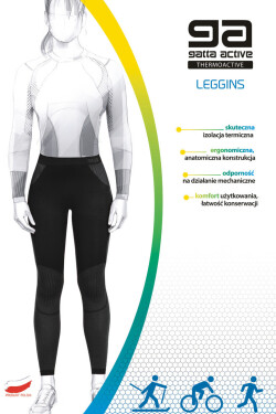 Dámské legíny WOMEN BASIC černošedá model 17736485 GATTA BODYWEAR