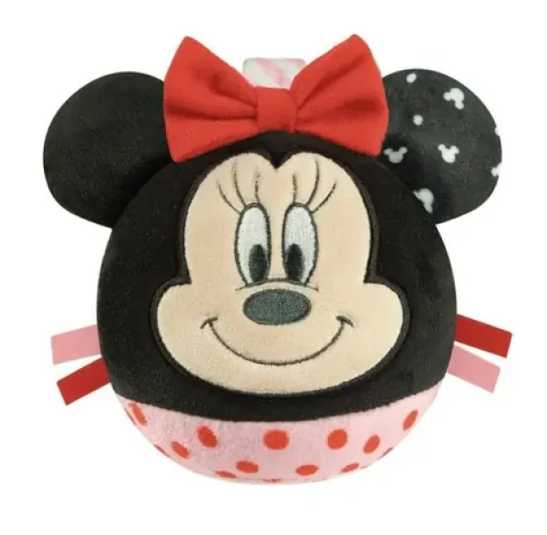 Clementoni BABY Plyšová loptička Myška Minnie s hrkálkou