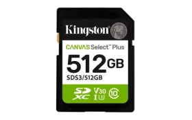 Kingston Canvas Select PLUS SDXC 512GB / UHS-I V90 / U3 / Class 10 (SDS3/512GB)