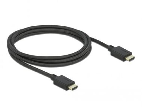 DeLock Ultra vysokorýchlostný HDMI kábel 1m čierna / 48 Gbps / 8K / 60 Hz (85388)