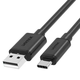 Unitek USB-A - USB-C čierna / Kábel USB-C / USB 2.0 / 1,5 m (C14067BK)