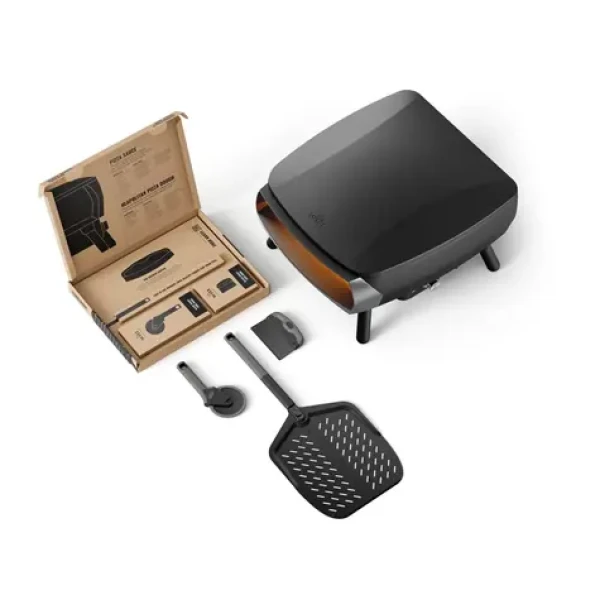 Witt Piccolo Rotante 13" čierna + toolbox / pec na pizzu / 500 ° C / na plyn / pizza do 33cm (100000362)