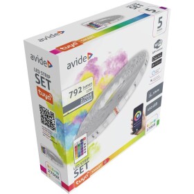 Avide ABLSBL12V5050-30RGBW-TYIR kompletná sada LED pásikov En.trieda 2021: G (A - G) konektor 12 V, 230 V 5 m teplá biela; ABLSBL12V5050-30RGBW-TYIR