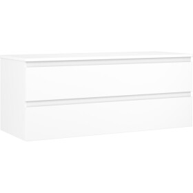 MEXEN/S - Orio kúpeľňová skrinka pod umývadlo 120 cm s doskou, 2 zásuvky, biela mat 91A10-12047-2-BFFC01