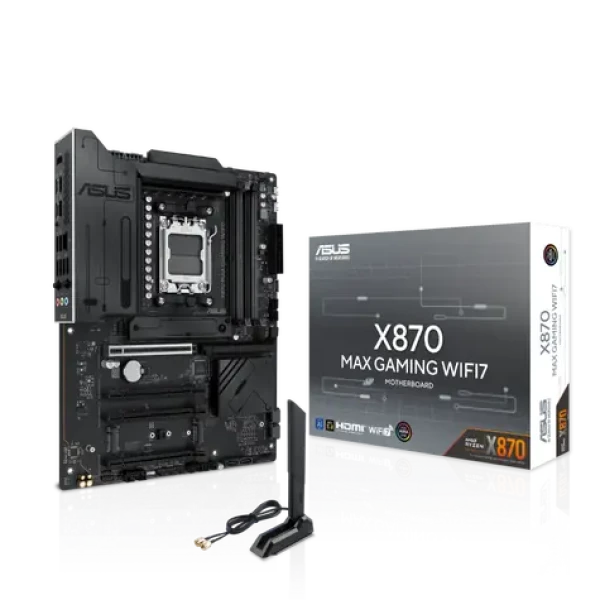 Asus MAX GAMING X870 WIFI7 / X870 / 4X DDR5 / 1x 2.5 GLAN / Wi-Fi 7 / ATX (90MB1LY0-M0EAY0)