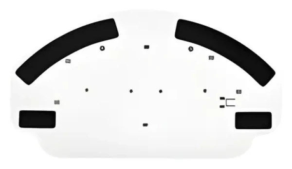 TESLA RoboStar iQ100 plastový držiak pre mop V2 / Náhradný diel / Suchý zips (8595689801991)