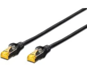 Digitus čierna / Patch kábel / Cat6a / S/FTP / 7 m (DK-1644-A-070/BL)