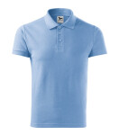 Bavlna Heavy pánske polo tričko sky blue S