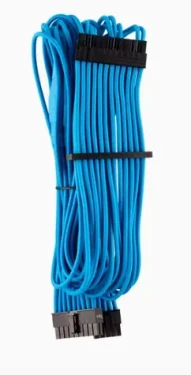 Corsair Premium Sleeved 24-Pin-ATX kábel (Gen 4) modrá / textilné opletenie / dĺžka 610 mm (CP-8920232)