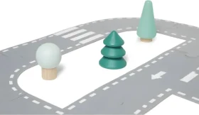 JANOD Autodráha s drevenými autíčkami