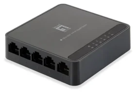 LevelOne GEU-0522 / Switch / 5 portov / 10/100/1000 Mbps / kovové prevedenie (GEU-0522)