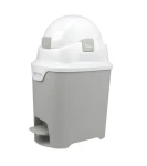 DiaperChamp Kôš na plienky ONE Handsfree Silver / Rozmery: 55 x 27 x 22 cm (2151DC)