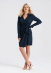 Look Made With Love Šaty 743 Beatrice Navy Blue