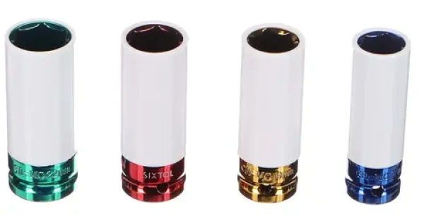 SIXTOL MECHANIC IMPACT 2 / Rázové hlavice / 1/2" / 4ks (SX1269)