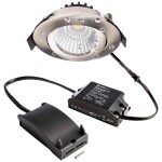 Deko Light 565407 Dione IP DTW LED vstavané svetlo En.trieda 2021: F (A - G) LED pevne zabudované LED osvetlenie 8.5 W niklová; 565407