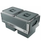 Elletipi BLOCK U-TOP 2.0 10+10 L Vstavaný odpadkový kôš / pre skrinky so šírkou 30 cm (8055060943196)