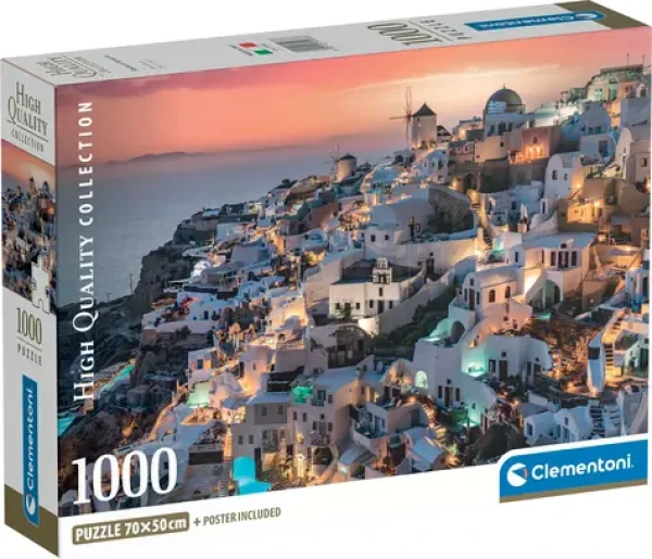 Clementoni Puzzle Odtiene Santorini