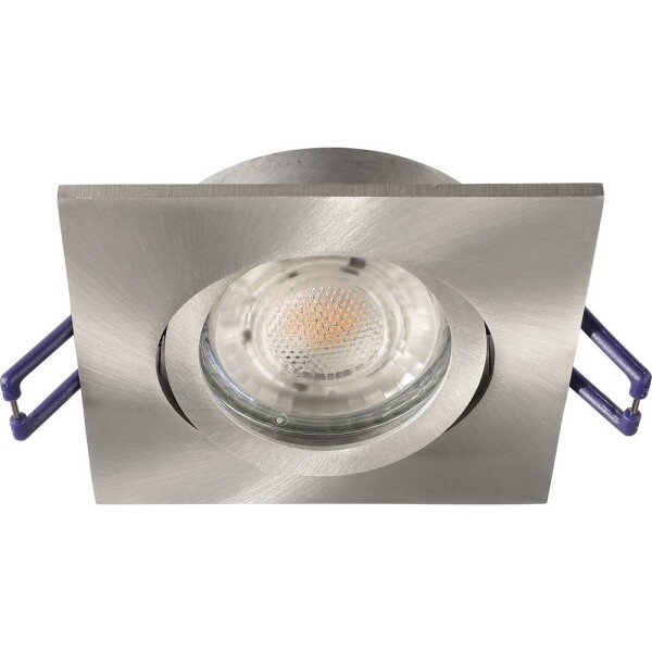 Deko Light Samsola, eckig, gebürstet, Silber 110046 stropná lampa strieborná (kartáčovaná); 110046