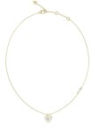 Guess Krásny pozlátený náhrdelník Guess Amore JUBN05052JWYGWHT/U