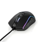 Nedis Herná myš / Herná myš / Káblová / Nastaviteľné DPI 800-7200 / 6 tlačidiel / LED podsvietenie (GMWD510BK)