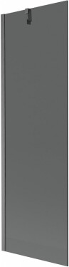 MEXEN/S - Next vaňová zástena FIX 60 x 150, grafit, grafit kartáčovaná 895-060-000-00-40-66