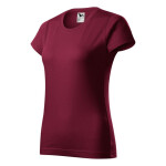 Dámske tričko Basic (granátová) 2XL