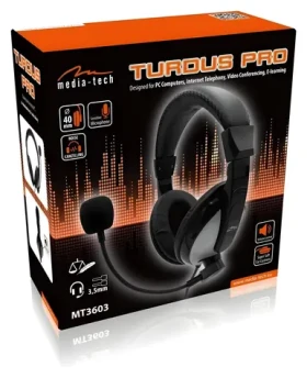 Turdus Pro MT3603 / Slúchadlá s mikrofónom / Cez hlavu (MT3603)