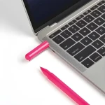 Lexon C-Pen LS101PF ružová / Propiska s flash diskom / USB-C / 32GB / nerezová oceľ (LS101PF)