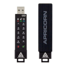 Apricorn Aegis Secure Key 3NX 128GB / Flash Disk / šifrovanie 256-it AES / USB 3.0 / IP67 / FIPS 140-2 Level 3 (ASK3-NX-128GB)