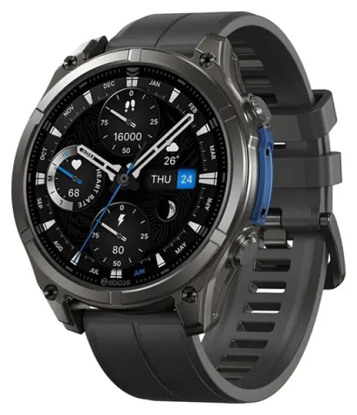 Zeblaze Vibe 8 Abyss čierna / Chytré hodinky / 1.43 "AMOLED / 5ATM / MIL-STD 810H / výdrž až 30 dní (Vibe 8 black)