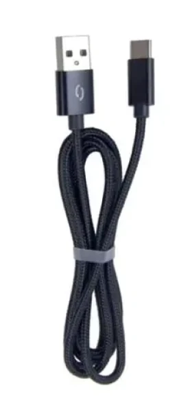 ALIGATOR TUBA 2A nabíjací kábel USB type C čierny (DAKT003)