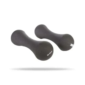 Neoprenové činky 2 x 3 kg - GymBeam (sivá) (48973-1-2x3000g)