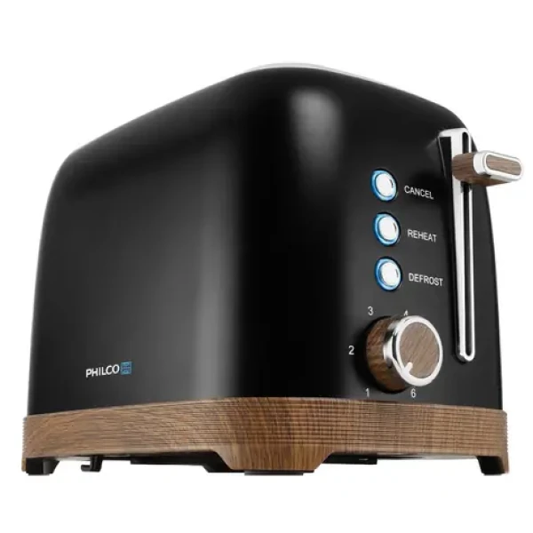 Philco PHTA 3711B čierna / Hriankovač / 2 sloty / 850W (8590669393145)