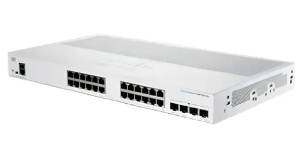 Cisco CBS250-24T- 4X REFRESH / Switch / 24x GbE RJ-45 / 4X SFP+ 10G / fanless (CBS250-24T-4X-EU-RF)