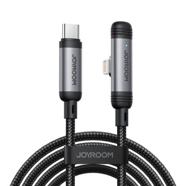 Joyroom S-A56 EnjoyX Series 90° Nabíjací kábel USB-C (M) - Lightning (M) 30W 1.2m čierna (6956116764944)