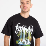 Tričko PLEASURES Pond T-Shirt Black M