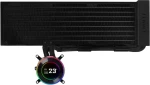 Lian Li HydroShift II LCD-C 360 AiO vodné chladenie čierna / 360 mm / ARGB / LCD / 3200 RPM / 28 dB / Intel + AMD (GHS2LCD36B)