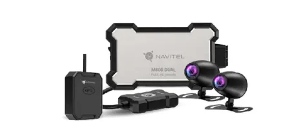Navitel M800 DUAL čierna / Kamera na motorku / Rozlíšenie videa 1920x1080 / Uhol záberu 130° (Navitel M800 DUAL)
